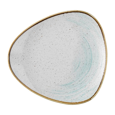 Churchill Stonecast Accents Lotus Plate Duck egg 229mm (Pack of 12) - FS863 Plates Churchill