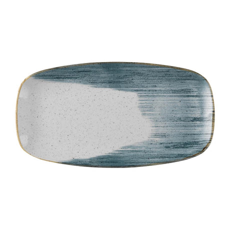 Churchill Stonecast Accents Chefs Oblong Plate Blueberry 348x189mm (Pack of 6) - FS879 Plates Churchill