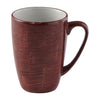 Churchill Stonecast Patina Profile Mug Red Rust 340ml (Pack of 12) - FS895 Churchill Super Vitrified Churchill   