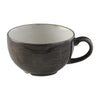 Churchill Stonecast Patina Cappuccino Cup Iron Black 227ml (Pack of 12) - FS898 Cups and Mugs Churchill