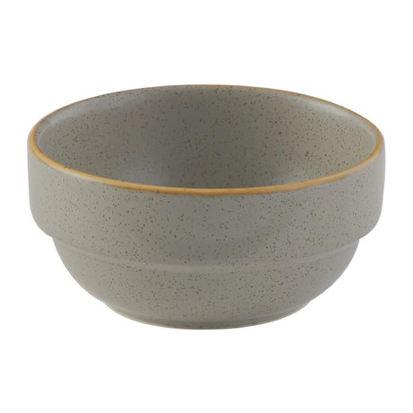 Churchill Stonecast Profile Stacking Bowl Grey 358ml (Pack of 6) - FS909 Bowls Churchill