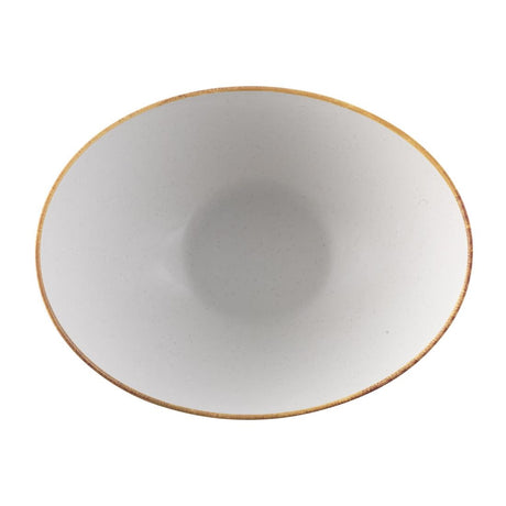 Churchill Melamine Stonecast Moonstone Buffet Bowl 360mm (Pack of 2) - FS910 Bowls Churchill