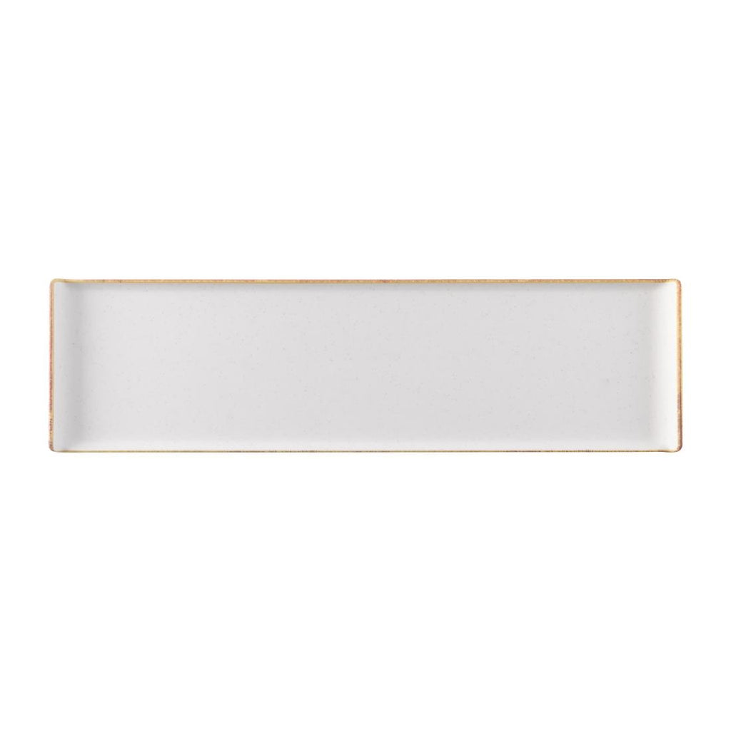 Churchill Melamine Stonecast Rectangular Buffet Tray 559x152mm (Pack of 4) - FS911 Melamine and Polycarbonate Churchill   