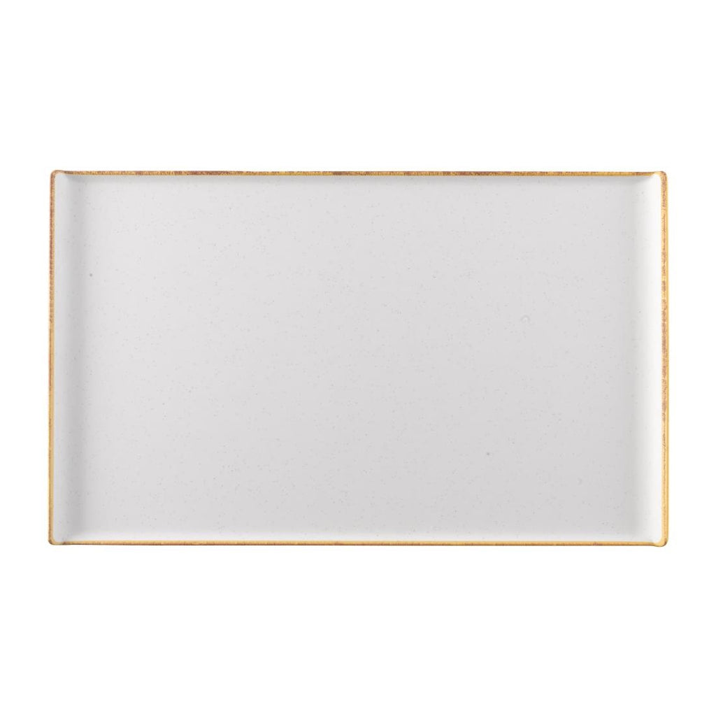 Churchill Melamine Stonecast Rectangular Buffet Tray 530x325mm (Pack of 2) - FS912 Melamine and Polycarbonate Churchill   