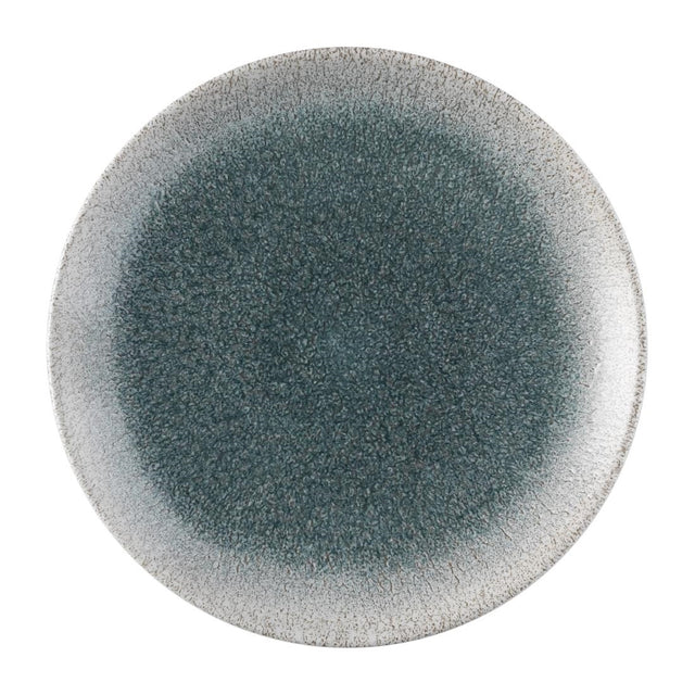 Churchill Raku Duo Agate Evolve Coupe Plate Topaz 219mm (Pack of 12) - FS918 Plates Churchill