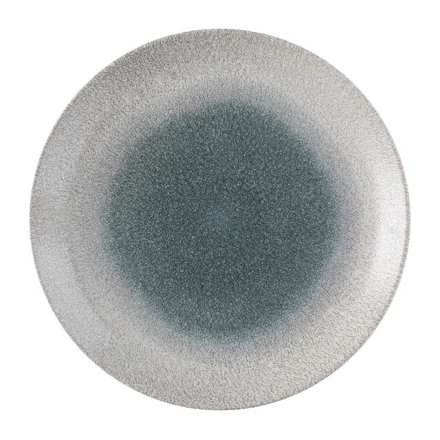 Churchill Raku Duo Agate Deep Coupe Plate Topaz 279mm (Pack of 12) - FS919 Plates Churchill