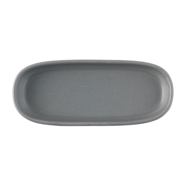Churchill Emerge Seattle Grey Trays 230x95x33mm (Pack of 6) - FS969 Churchill Alchemy Fine China Churchill   