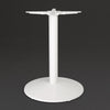 Bolero Cast Iron Round Table Base White - FT029 Poseur Height Table Bases Bolero   