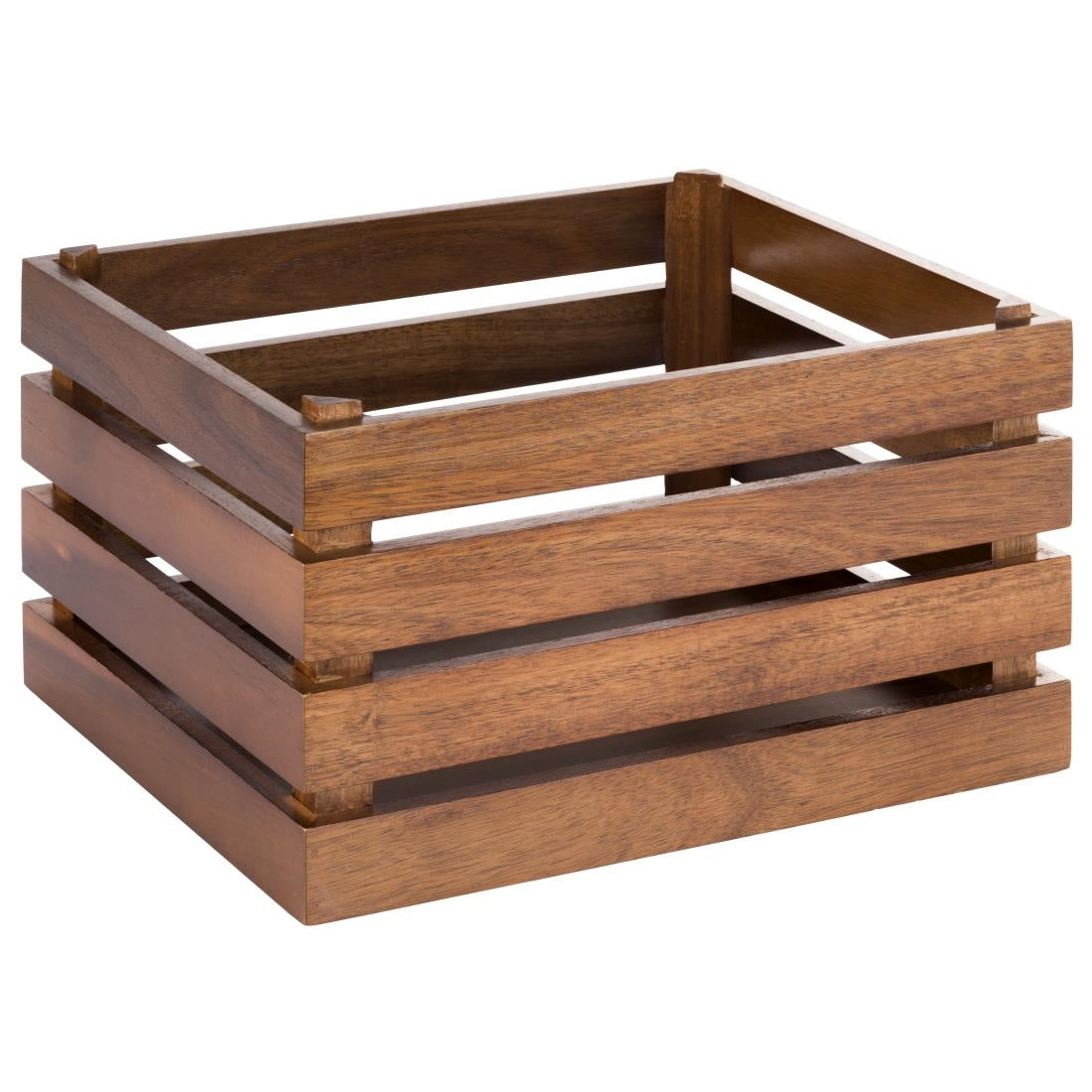 APS Superbox Natural Acacia Wooden Crate 350 x 290mm - FT150  APS   