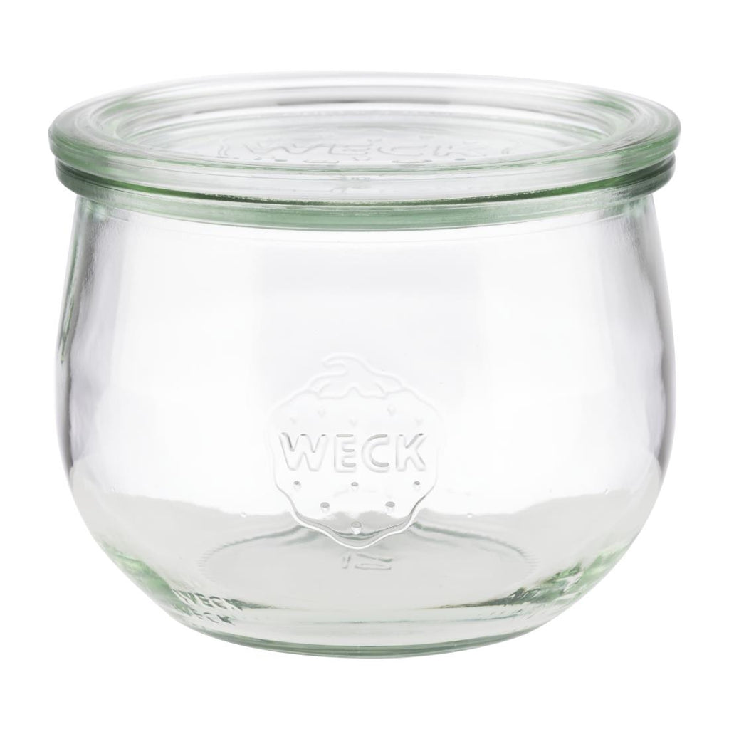 APS Weck Glasses With Lid 580ml (Pack of 6) - FT200  APS   