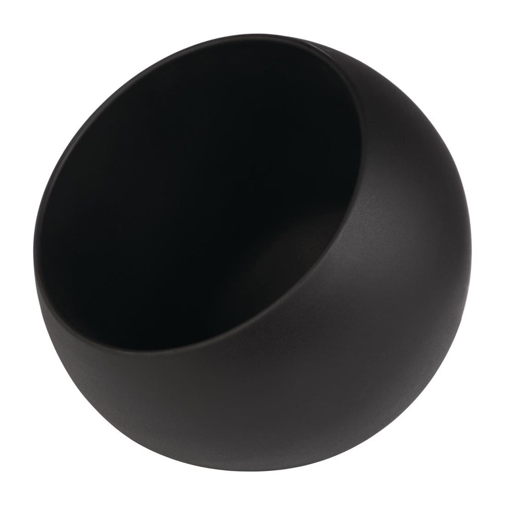APS Moon Serving Bowl and Lid Black 190mm - FT233  APS   