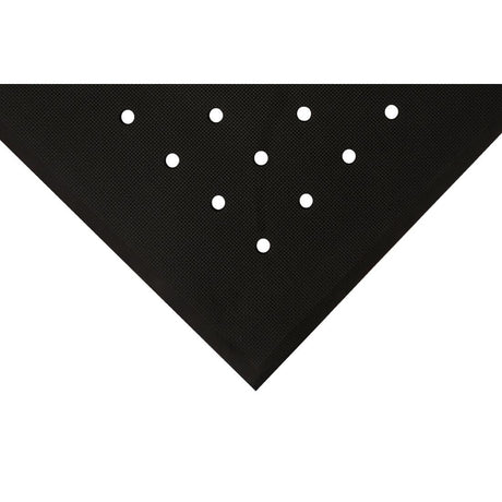 COBA Hygimat Anti-Fatigue Mat Black With Drainage Holes 0.6 x 0.9m - FT341  Coba   