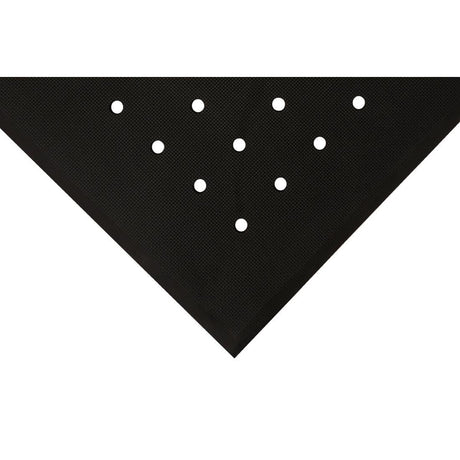 COBA Hygimat Anti-Fatigue Mat Black With Drainage Holes 0.9 x 1.5m - FT342  Coba   