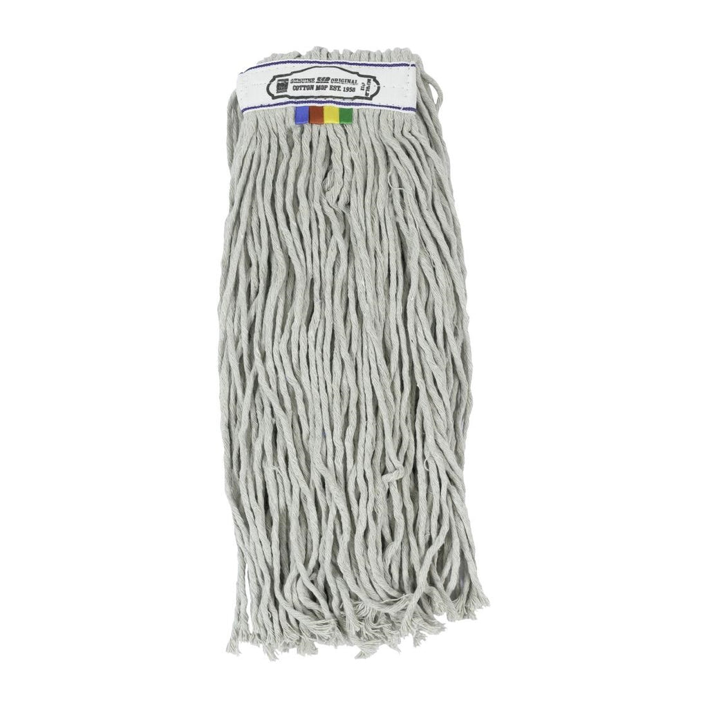 SYR Traditional Multifold Cotton Kentucky Mop Head 16oz - FT391  Scot Young   