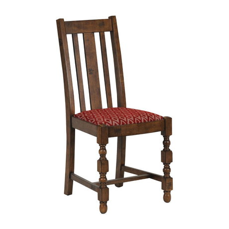 Mayfair Dining Chair with Red Diamond Padded Seat (Pack of 2) - FT408 Upholstered Dining Chairs Everyday   