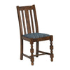 Mayfair Dining Chair with Blue Diamond Padded Seat (Pack of 2) - FT410 Upholstered Dining Chairs Everyday   