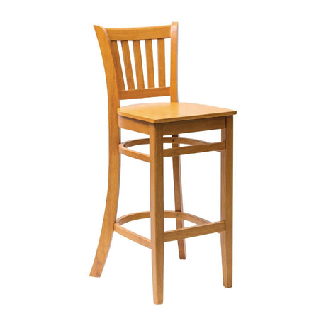 Manhattan Soft Oak Bar Chair - FT429 Wooden Stools Everyday   