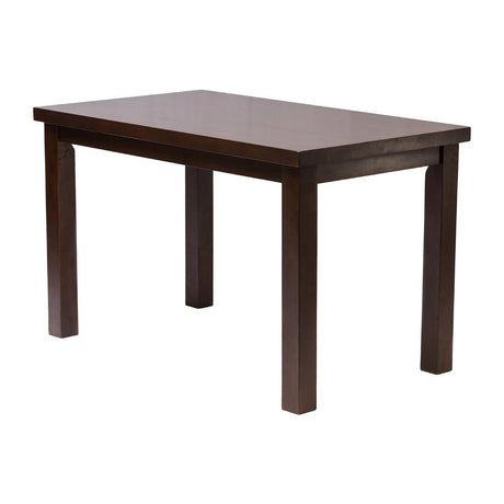 Kendal Rectangle Dining Table Dark Wood 1200x700mm - FT489 Wooden Tables Everyday   