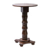 Islington Poseur Round Table Dark Wood 700mm - FT505 Wooden Tables Everyday   