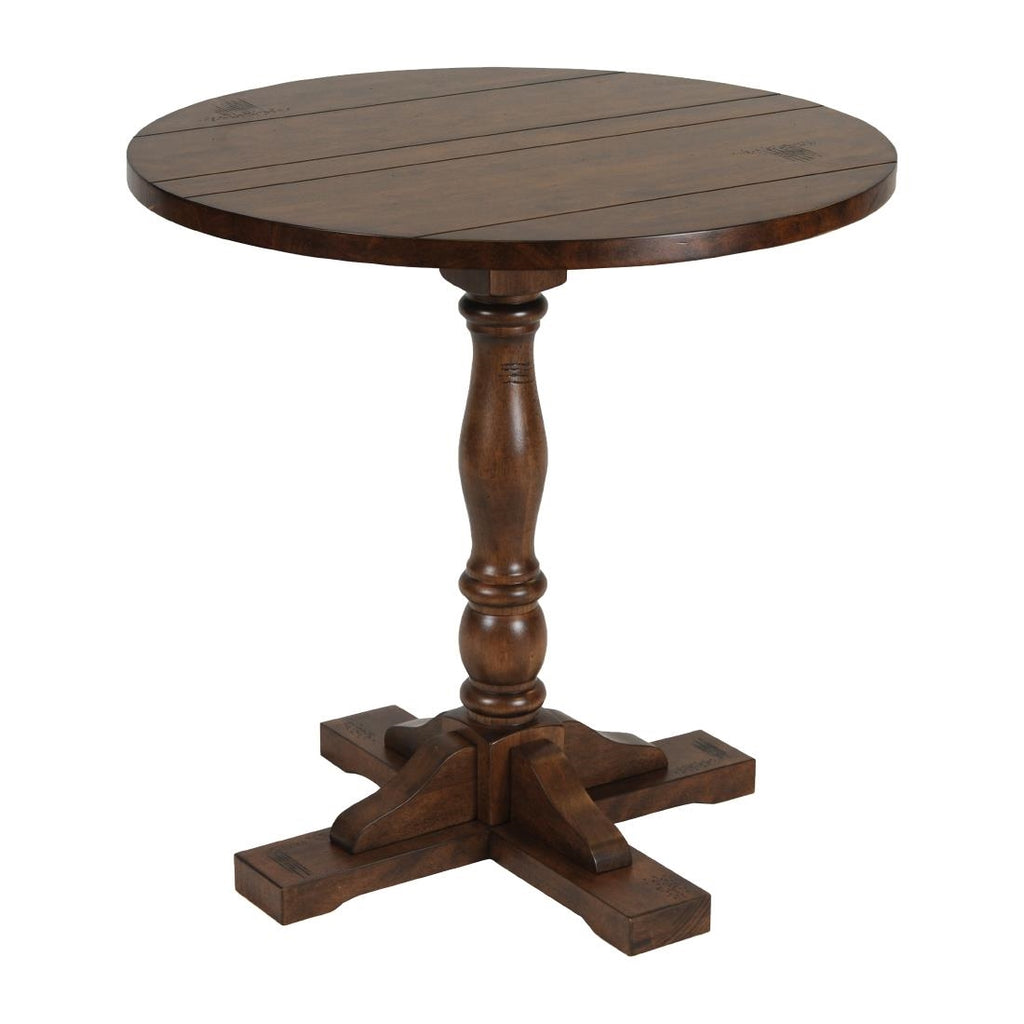 Oxford Vintage Wood Pedestal Round Table 760mm - FT509 Wooden Tables Everyday   