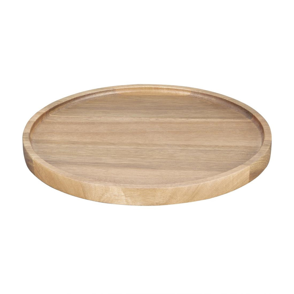 Olympia Acacia Round Plates 250mm - FT612 Plates Olympia