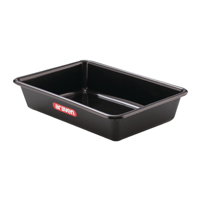 Araven Deep Food Tray Black 2Ltr - FT615  Araven   