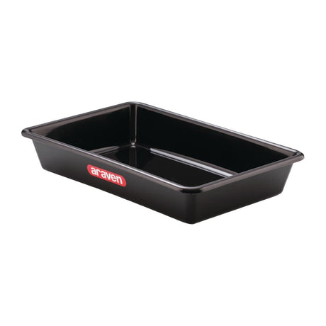 Araven Deep Food Tray Black 5Ltr - FT617  Araven   