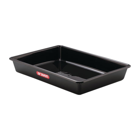 Araven Deep Food Tray Black 8Ltr - FT618  Araven   