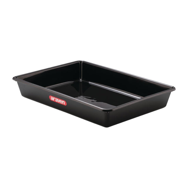 Araven Deep Food Tray Black 10Ltr - FT619  Araven   