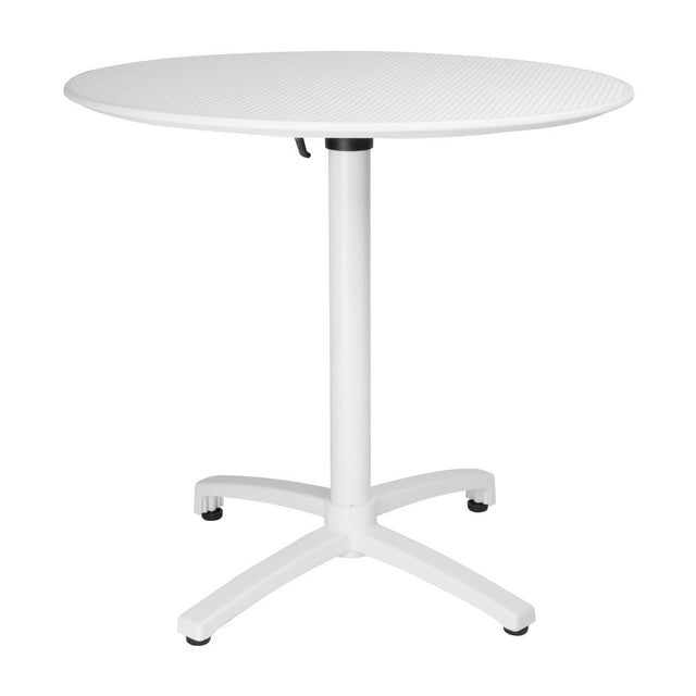Bolero Folding Polypropylene Table 800mm White - FT620 Flip Top Tables Bolero   