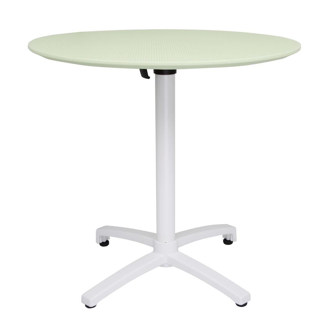 Bolero Folding Polypropylene Table 800mm Mint Green - FT623 Flip Top Tables Bolero   