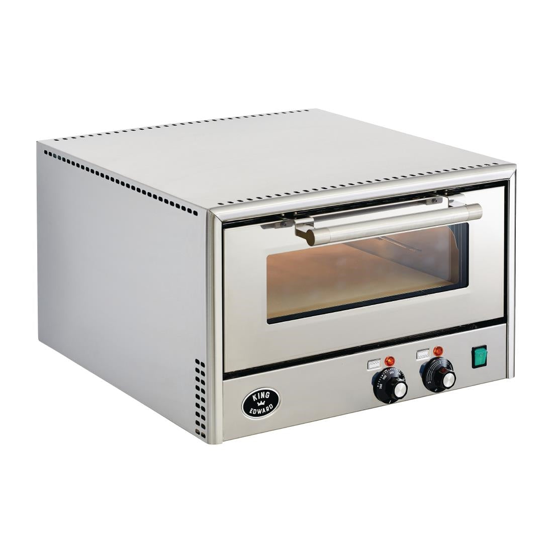 King Edward Colore Pizza Oven Stainless Steel - FT647  King Edward   