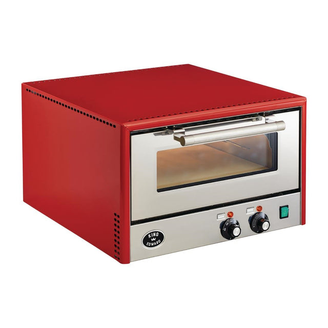 King Edward Colore Pizza Oven Red - FT649  King Edward   