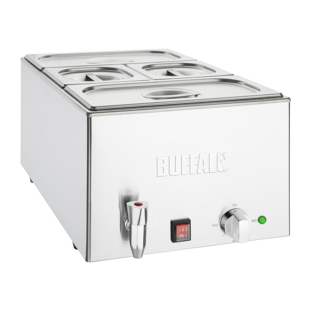 Buffalo Bain Marie with Tap and Pans - FT692 Bain Maries Buffalo