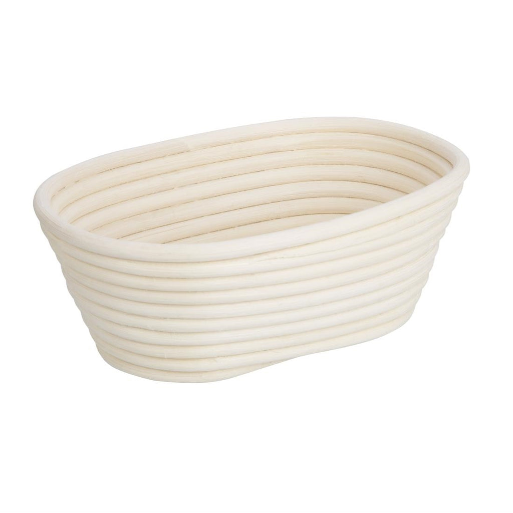 Vogue Rattan Proving Round Basket 220x80mm - FT837  Vogue   