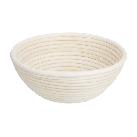 Vogue Rattan Proving Round Basket 220x80mm - FT839  Vogue   