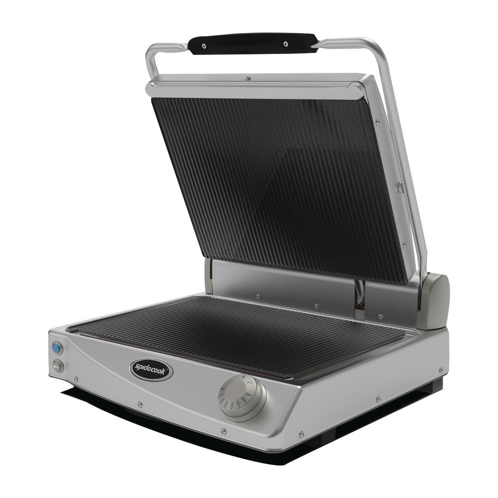 Spidocook Spidoglass Medium BBQ Ribbed Contact Grill Manual - FT843 Contact Grills & Panini Makers Spidocook