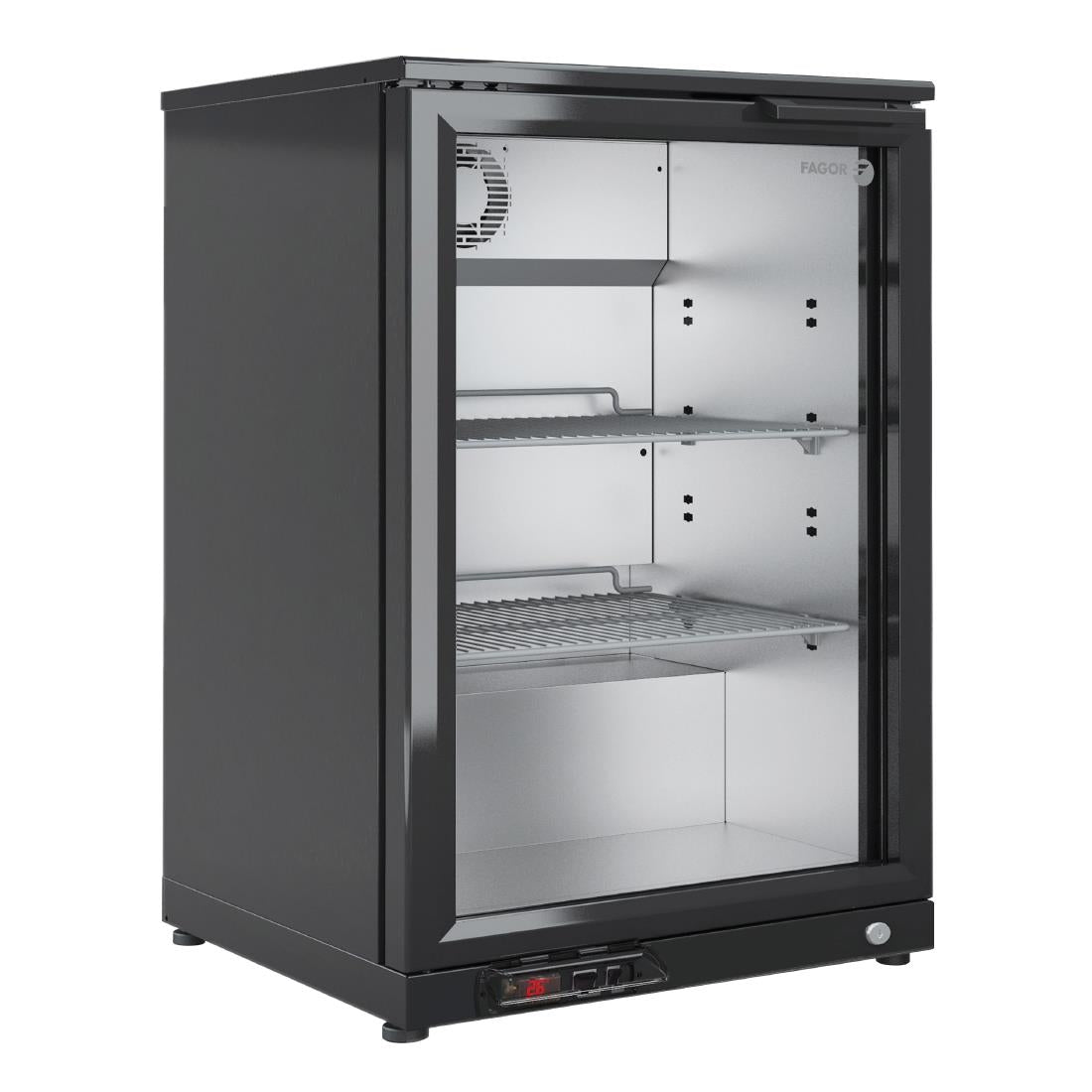Fagor EERM Series Back Bar Cooler 1 Door Black EERM-1 - FU033  Fagor   