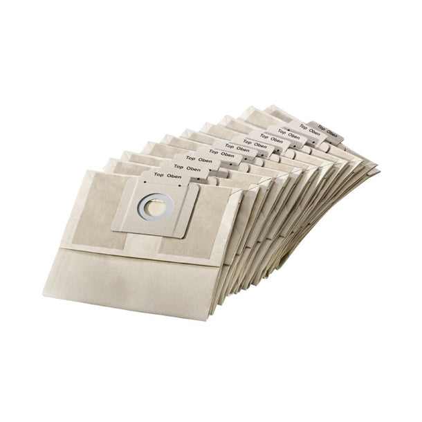 Karcher Paper Filter Bags (Pack of 10) - FU082  Karcher   