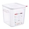 Araven Squared Transparent Polypropylene Container with Lid 8Ltr - FU103  Araven   