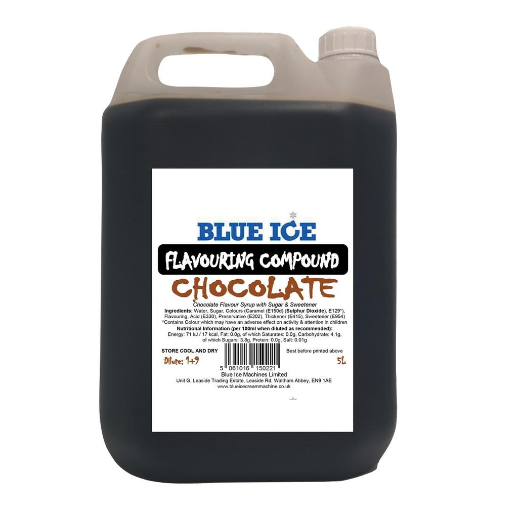 Blue Ice Chocolate Ice Cream Milkshake Flavouring Compound 5Ltr - FU113  Blue Ice   