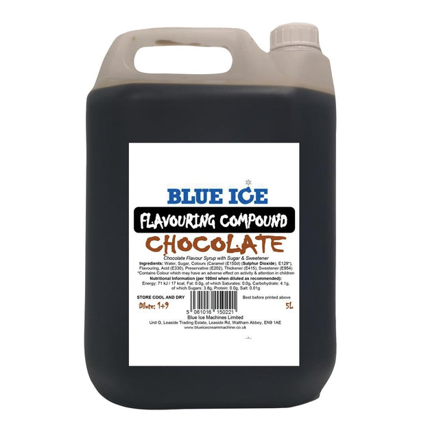 Blue Ice Chocolate Ice Cream Milkshake Flavouring Compound 5Ltr - FU113  Blue Ice   