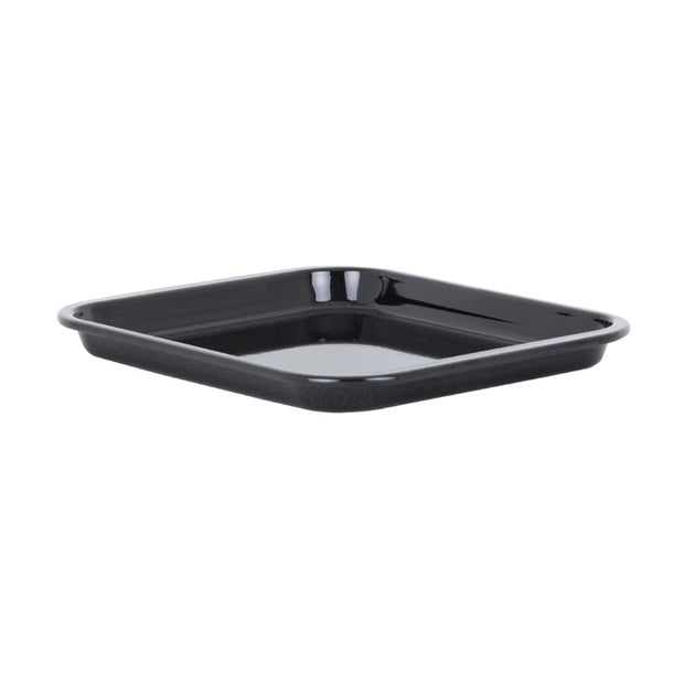 Wham Enamel Oven Tray Black 300mm - FU141  Baker & Salt   