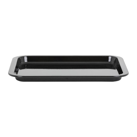 Wham Enamel Oven Tray Black 410mm - FU147  Baker & Salt   