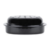 Wham Enamel Oval Roaster Black - FU151  Baker & Salt   