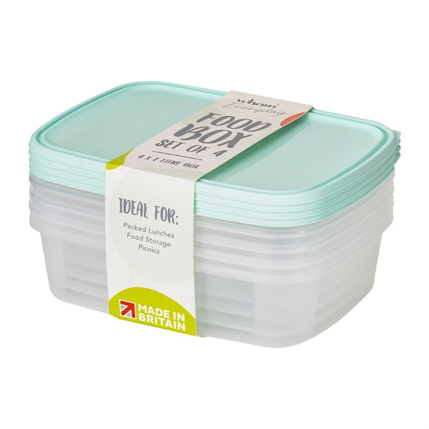 Wham Everyday Food Container 1Ltr (Pack of 4) - FU153  Wham   