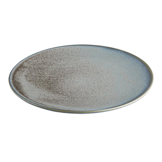 Olympia Ember Blue Coupe Plates 230mm (Pack of 6) - FU171 Plates Olympia
