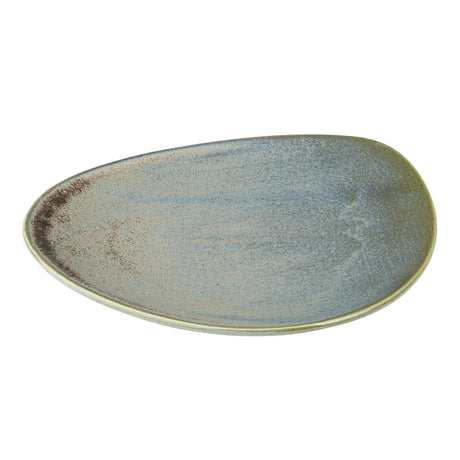 Olympia Ember Blue Triangle Plates 250mm (Pack of 6) - FU179 Plates Olympia