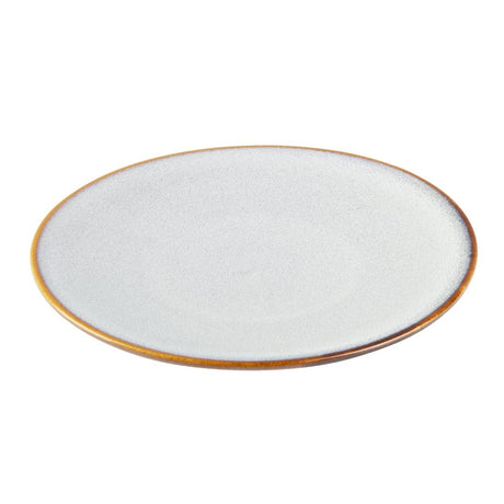 Olympia Drift Grey Plain Coupe Plates 180mm (Pack of 6) - FU189 Plates Olympia