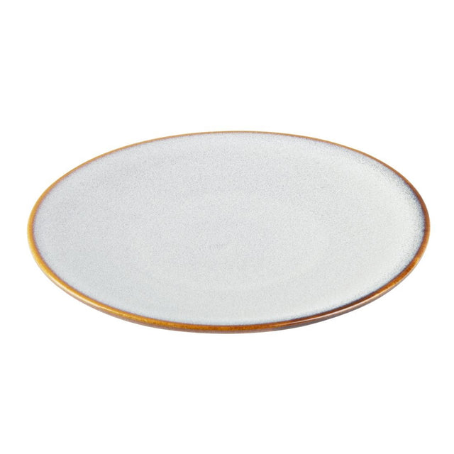 Olympia Drift Grey Plain Coupe Plates 180mm (Pack of 6) - FU189 Plates Olympia